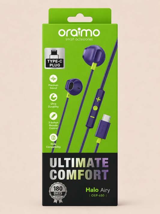 Oraimo Ecouteurs (type c)