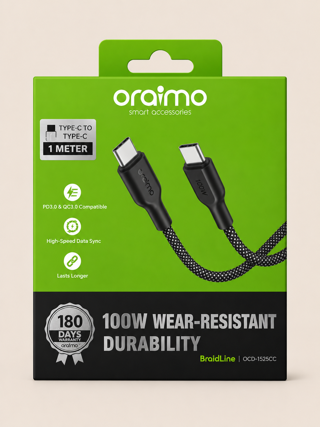Cable oraimo type C-type C